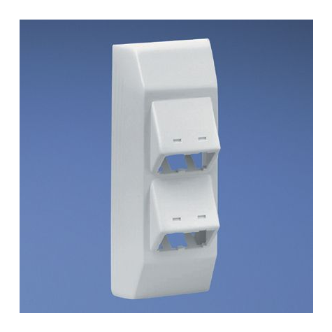 Soporte y tapa eléctrico para uso con canaleta T45 Color Blanco Mate T45HEGBIW - Código: T45HEGBIW | Compra en Guadalajara