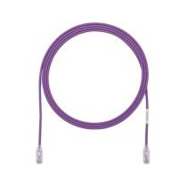 Cable de Parcheo TX6 UTP Cat6 Diámetro Reducido 28AWG Color Violeta 1ft UTP28SP1VL - Código: UTP28SP1VL | Compra en Guadalajara