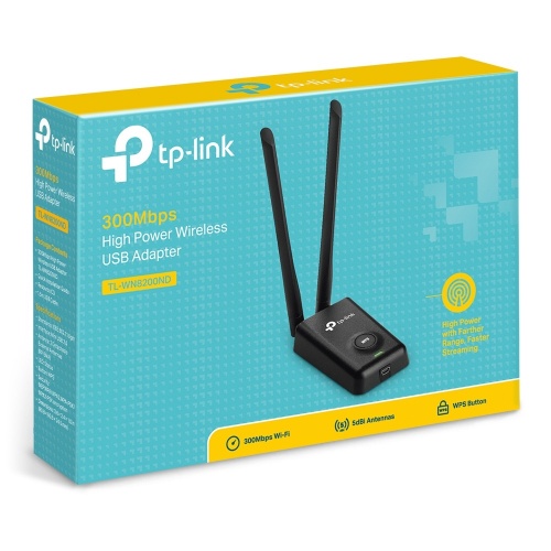 ADAPTADOR DE RED MINI USB TP-LINK WN8200ND 300Mbps 2.4Ghz 2 ANTENAS D WN8200ND - Código: WN8200ND | Compra en Guadalajara