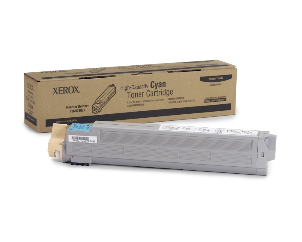 TONER CYAN P/PHASER 7400 R. 18000ALTA CAPACIDAD 106R01077 - Código: 106R01077 | Compra en Guadalajara