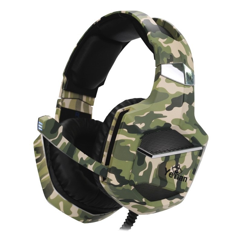 REPARADO DIADEMA YEYIAN STEREO C/MIC 35mm CAMUFLAJE TEMPEST - Código: YH2500 | Compra en Guadalajara