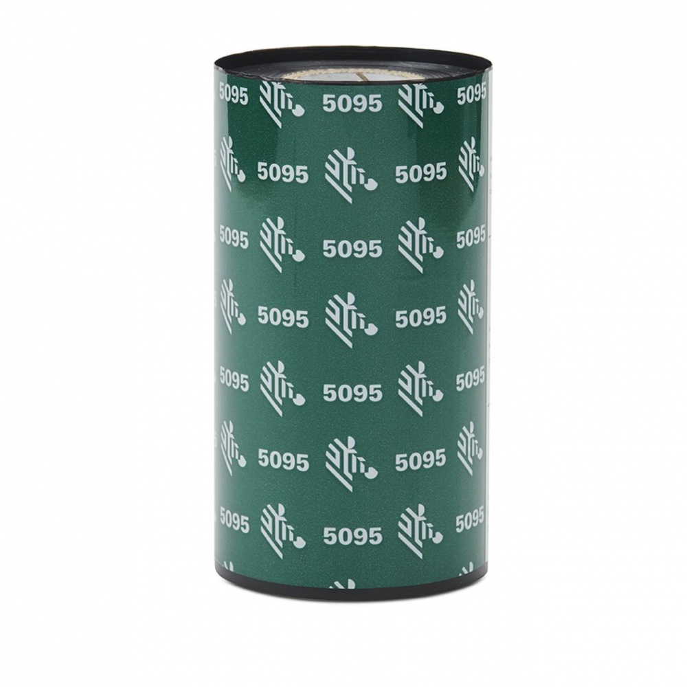 Cinta de Resina Zebra 83mm x 450m 327 Pulgadas x 1476 Pies 5095 Alto Rendimiento Nucleo de 25mm 1 Pulgada 6/caja 05095BK08345 - Código: 05095BK08345 | Compra en Guadalajara