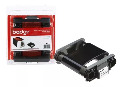 Ribbon Negro BADGY CBGR0500K Ribbon Negro BADGY Negro 500 Páginas Ribbon - Código: CBGR0500K | Compra en Guadalajara