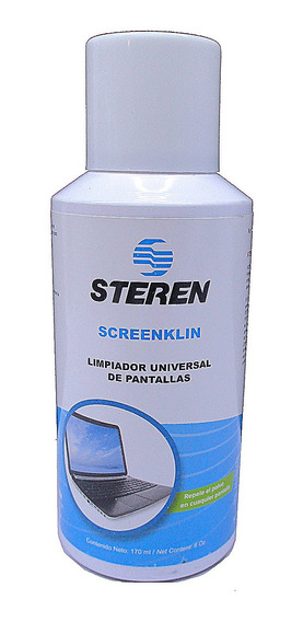 LIMPIADOR STEREN P/PANTALLAS REPELENTE AL POLVO 170ML SCREENKLIN - Código: SCREENKLIN | Compra en Guadalajara