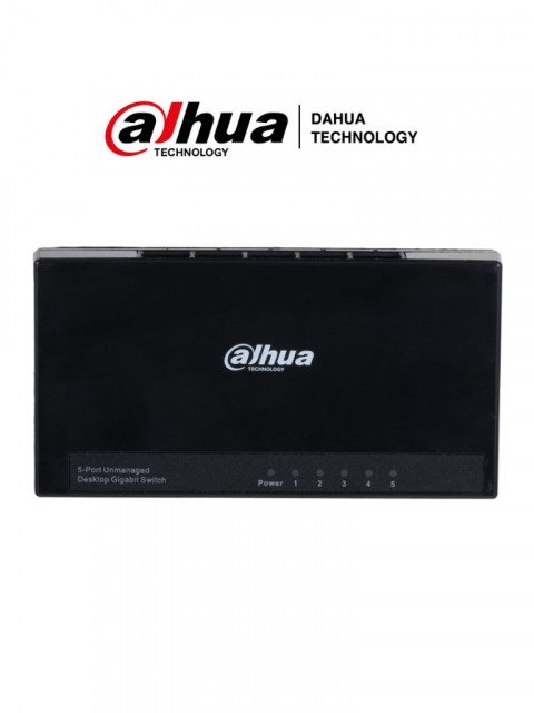 DAHUA PFS3005-5GT-L - SWITCH PARA ESCRITORIO 5 PUERTOS / GIGABIT ETHERNET / 10/100/1000 / DISEÑO COMPACTO / CAPA 2 / SWITCHING 10 GPS / VELOCIDAD DE REENVIO DE PAQUETES 7.44 MBPS DHT1860002 - Código: DHT1860002 | Compra en Guadalajara