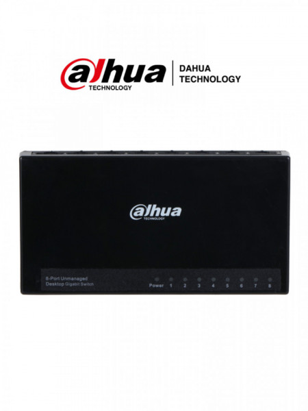 DAHUA PFS3008-8GT-L - SWITCH PARA ESCRITORIO 8 PUERTOS / GIGABIT ETHERNET / 10/100/1000 / DISEÑO COMPACTO / CAPA 2 / SWITCHING 16 GBPS / VELOCIDAD DE REENVIO DE PAQUETES DE 11.9 MBPS DHT1860004 - Código: DHT1860004 | Compra en Guadalajara