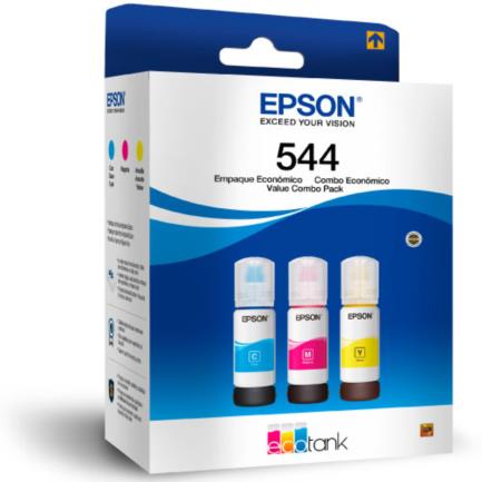 Epson C13T544520-3P cartucho de tinta 3 piezas Original Cian Magenta Amarillo T544520-3P - Código: T544520-3P | Compra en Guadalajara