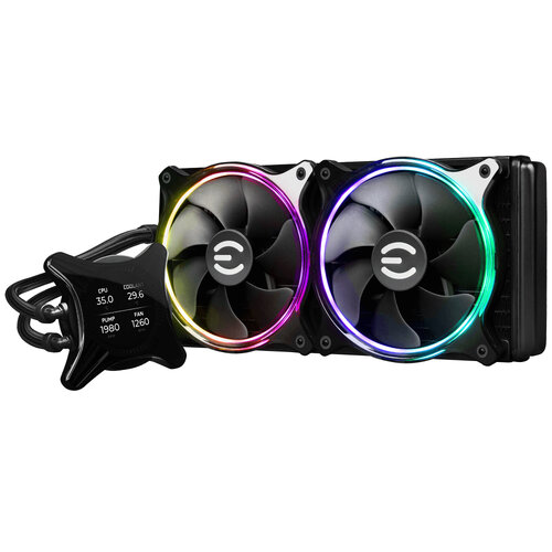 ELIQ EVGA CLcX 280MM RGB 400-HY-CX28-V1 - Código: 400-HY-CX28-V1 | Compra en Guadalajara