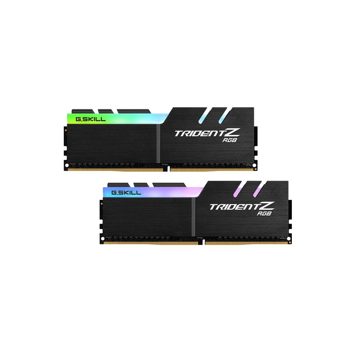 MEMORIA RAM DIMM GSKILL TRIDENT Z RGB 16GB 8GBX2 DDR4 3200 F4-3200C16D-16GTZR - Código: F4-3200C16D-16GTZR | Compra en Guadalajara