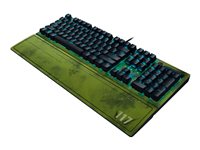 Razer BlackWidow V3 - Teclado - con ruega digital - retroiluminación - USB - QWERTY - EE. UU. - interruptor Razer Green - Halo Infinite - Código: RZ03-03542600-R3M1 | Compra en Guadalajara
