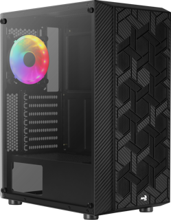 AeroCool - Hive FRGB - Mid tower - All black - Código: 4710562755923 | Compra en Guadalajara