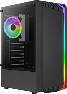 AeroCool - Bionic G - Mid tower - ATX / Mini ITX / micro ATX - Black - Código: 4710562758672 | Compra en Guadalajara