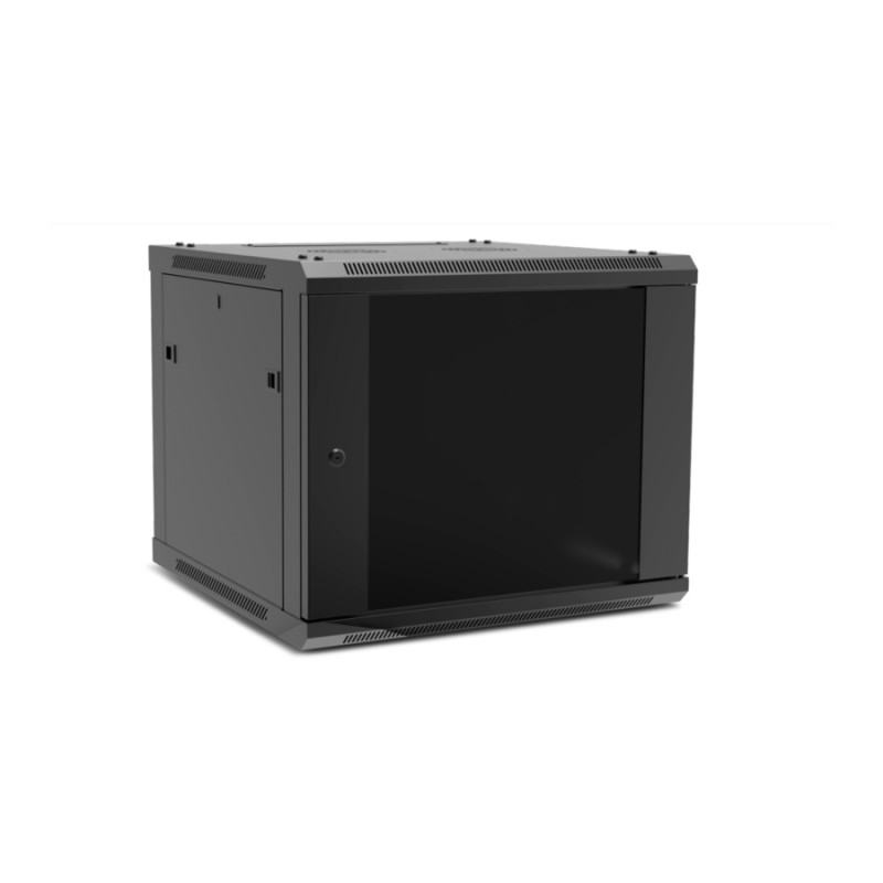 Nexxt Solutions - Rack armario - instalable en pared - RAL 9005 negro barniz - 12U - 19 - Código: NPC-F12U66B | Compra en Guadalajara