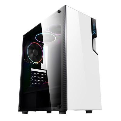 GABINETE XZEAL XZCGB06W ZX130 MICRO ATXCRISTAL1USB 3.01USB 2.03VENT RGBSIN FUENTEBLANCO - Código: XZCGB06W | Compra en Guadalajara