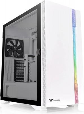 Gabinete THERMALTAKE H700 TG Gabinete Thermaltake H700 TG Snow Mid Tower ATX/Micro-ATX/Mini-ITX/EATX USB 2.0/3.0 Sin Fuente 2 Ventiladores LED Instalados - Código: CA-1Y1-00M6WN-00 | Compra en Guadalajara