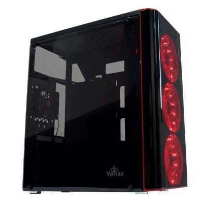 OPEN BOXGABINETE YEYIAN GAMER YGV-68811 VORTEX 1200 LAT ACRILICO 3 VENT - Código: YGV-68811 | Compra en Guadalajara