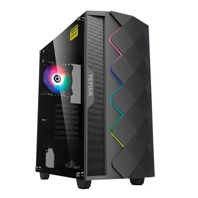 OPEN BOXGAB YEYIAN YGA-49701 ABYSS 2500 ATX C/T 3VENT RGB2 USB30 NEGRO - Código: YGA-49701 | Compra en Guadalajara