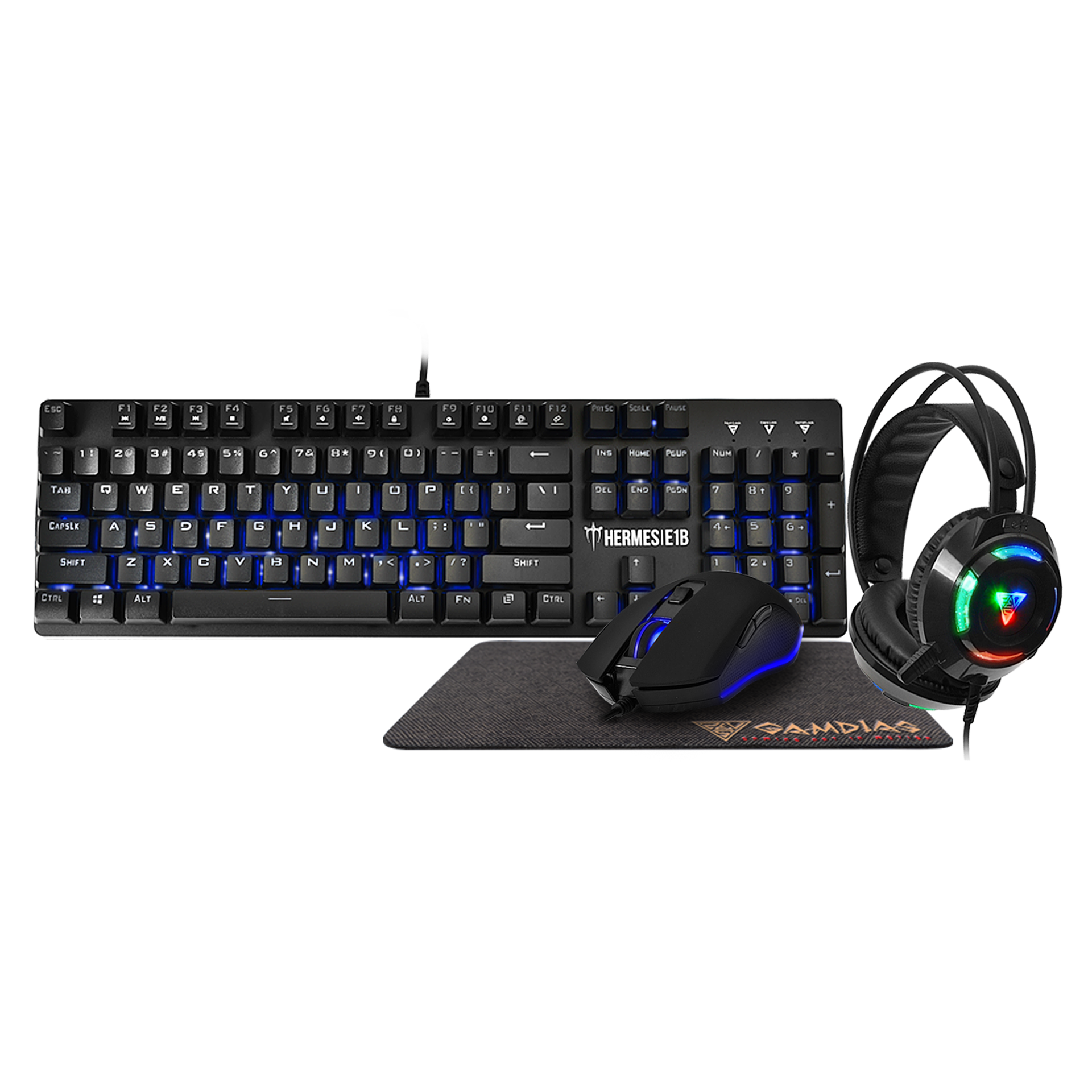 KIT GAMDIAS HERMES E1B 4 EN 1 GD-HERMES E1B COMBO - Código: GD-HERMES E1B COMBO | Compra en Guadalajara