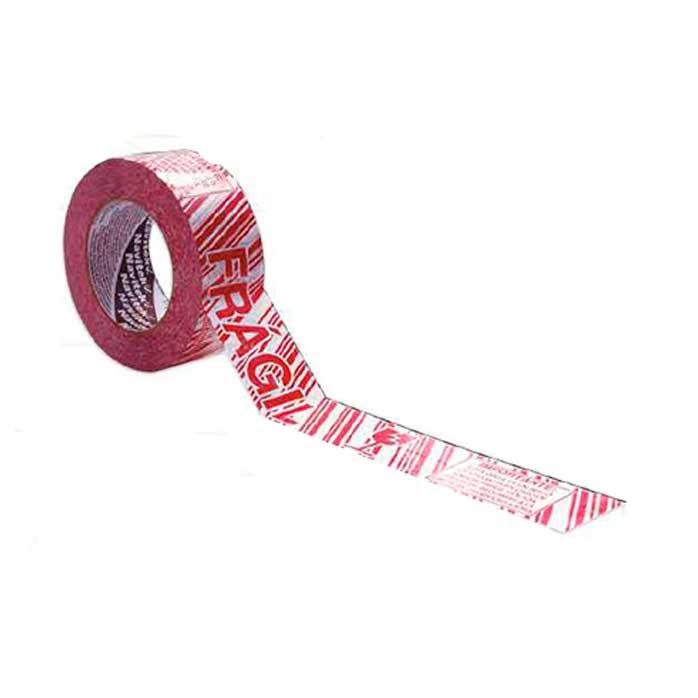 CINTAS IMPRESA FRAGIL DIAGONALES MOD 265 / USO LIGERO RESPALDO BLANCO TINTA ROJA 48X150 mm 82654815001 PZAS/ CAJA 36 Piezas por caja - Código: 826548150-01 | Compra en Guadalajara