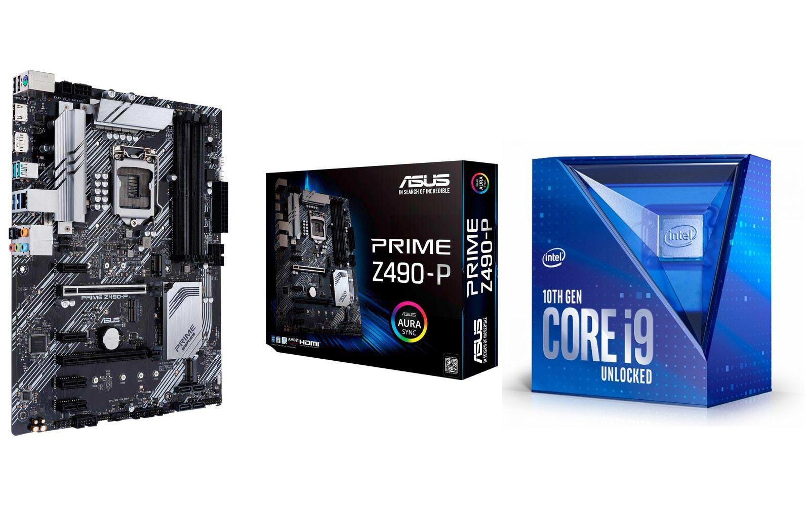 Intel  Core I9 I910900K  36 Ghz  8Core  Tarjeta Madre Z490P - INTEL