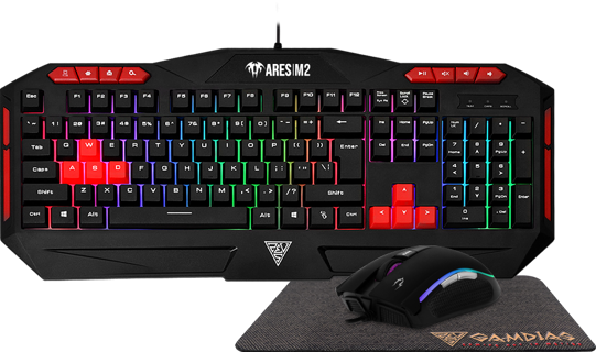 KIT TEC/MOUSE GAMDIAS ARES M2/ ZEUS E2 ARES M2 BR - Código: ARES M2 BR | Compra en Guadalajara