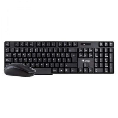 KIT STYLOS TECLADO Y MOUSE INALAMBRICO USB STPKTM3B - Código: STPKTM3B | Compra en Guadalajara