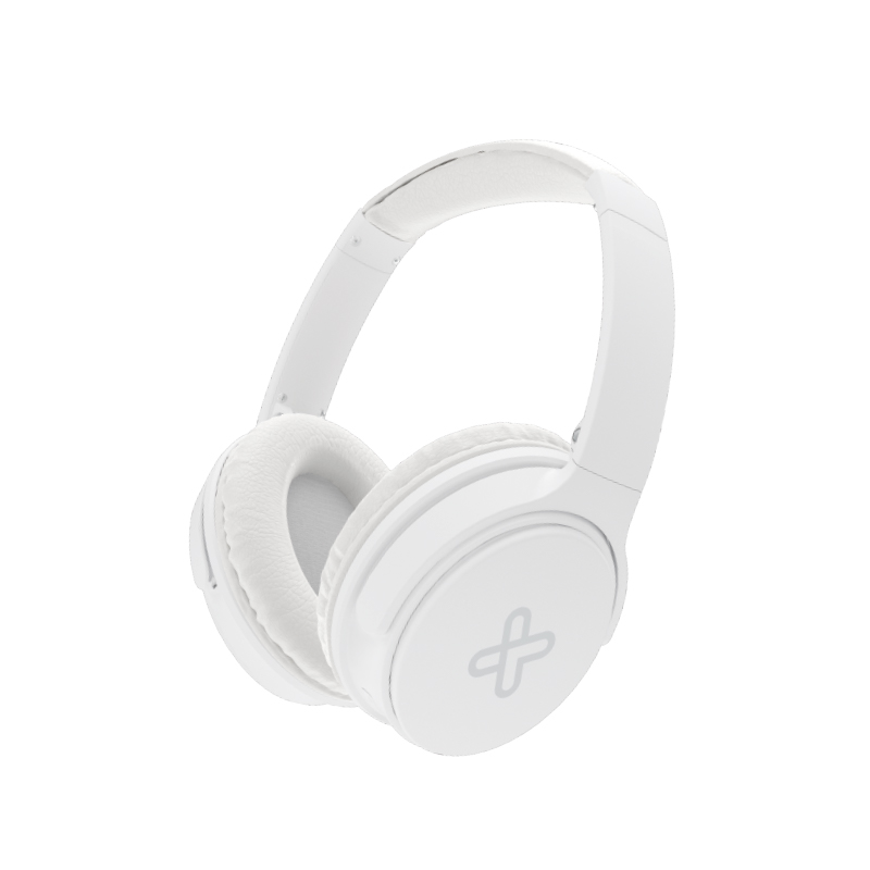 Klip Xtreme - KNH-050WH - Headphones - Para Home audio / Para Portable electronics - Wireless - ANC - 6Hr - White - Código: KNH-050WH | Compra en Guadalajara