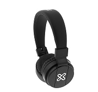 Klip Xtreme - KWH-001BK - Headphones - Para Cellular phone / Para Computer / Para Phone / Para Portable electronics / Para Tablet - Wireless - 16Hrs - Negro - BT - Código: KWH-001BK | Compra en Guadalajara
