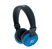 Klip Xtreme - KWH-001BL - Headphones - Para Cellular phone / Para Computer / Para Phone / Para Portable electronics / Para Tablet - Wireless - 16Hrs - Azul - Código: KWH-001BL | Compra en Guadalajara