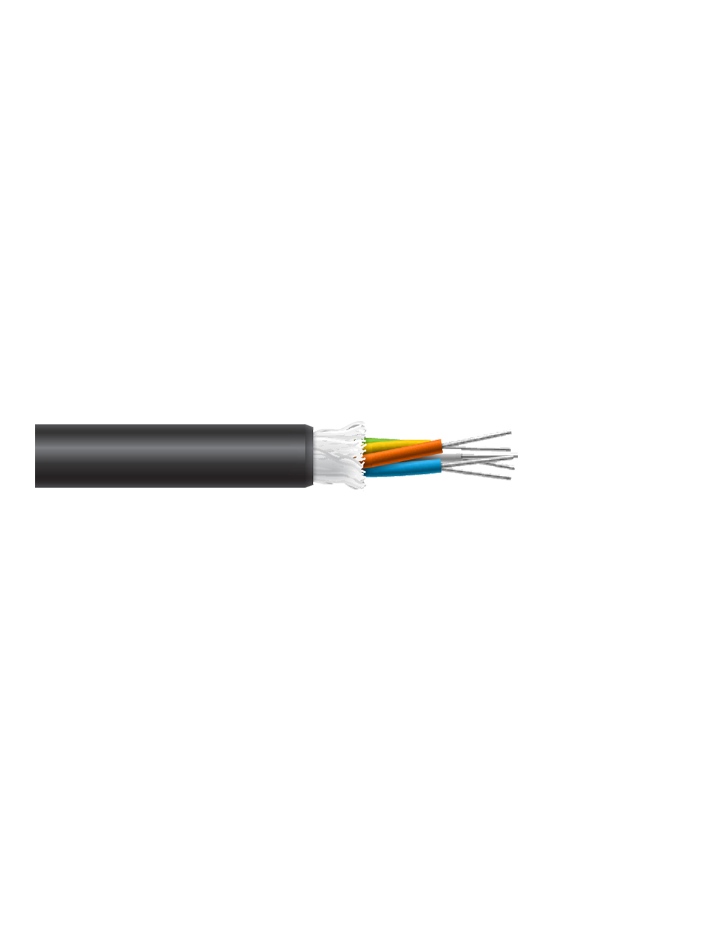 CABLE 12 FIBER XGLO MM OM4 50/125 INDOOR/OUTDOOR LOOSE TUBE GEL ARMORED LSOH-3C BLACK PER METER INTERNATIONAL 9GGA5H012GT501M - Código: 9GGA5H012GT501M | Compra en Guadalajara