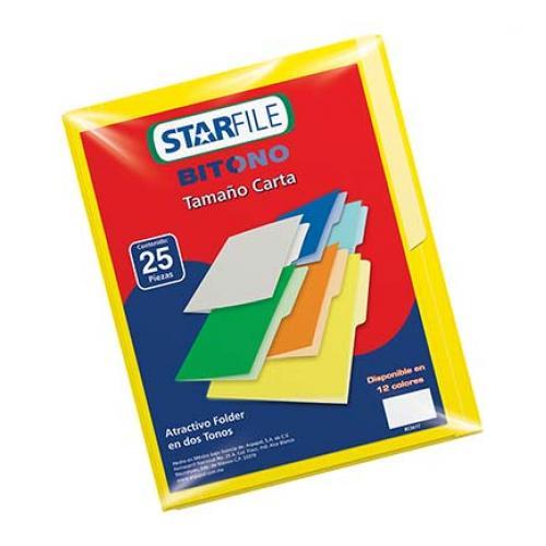 FOLDER BITONO MAPASA T.CARTA AMARILLO C/25 PH0094 - Código: PH0094 | Compra en Guadalajara