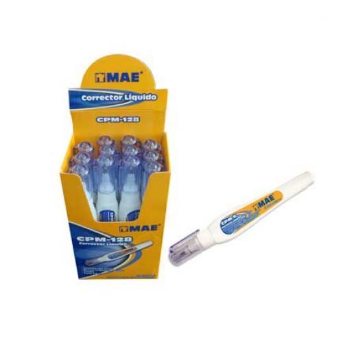CORRECTOR MAE TIPO PLUMA 8 ML C/12 CPM-128 - Código: CPM-128 | Compra en Guadalajara