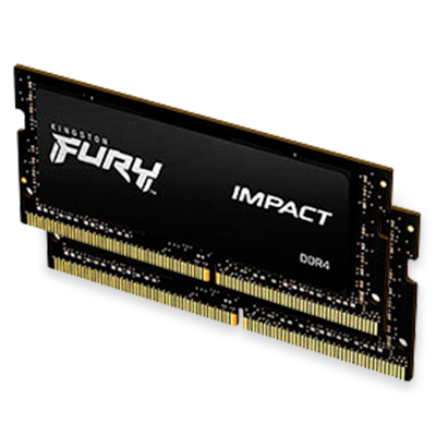 MEMORIA RAM SODIMM KINGSTON FURY IMPACT RETAIL 16GB DDR4 2666MHZ CL15 NEGRO KF426S15IB1 16R - Código: KF426S15IB1/16R | Compra en Guadalajara