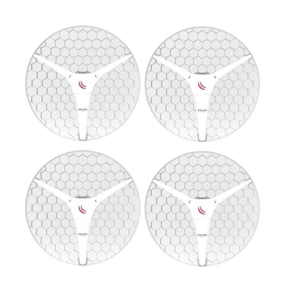 4pack LHG XL HP5 Cliente y PtP de Alta Potencia Antena de Rejilla Mejorada de 27 dBi en 5GHz 802.11 a/n RBLHG-5HPND-XL4PACK - Código: RBLHG-5HPND-XL4PACK | Compra en Guadalajara