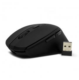 MOUSE VORAGO MO-306 INALAMBRICO ILUMINADO 2400 DPI RECARGABL MO-306BK - Código: MO-306BK | Compra en Guadalajara