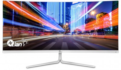 MONITOR CURVO QIAN 295IN  2560X1080 FHD 100HZ 10 A 12MS VA VE - Código: QMC-VA30-01 | Compra en Guadalajara