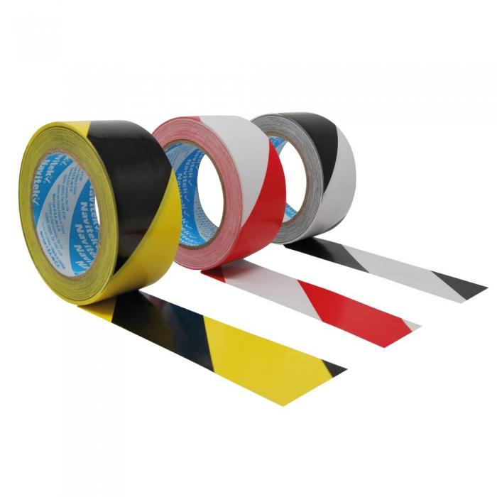 PVC MARCAJE DE AREA MOD 755 COLORES COMBINADOS / DIAGONALES COLORES AMARNEGR BLANCONEGRO y BLANCOROJO 48X33 mm 875548533 PZAS/ CAJA 36 Piezas por caja - Código: 8755-48533 | Compra en Guadalajara