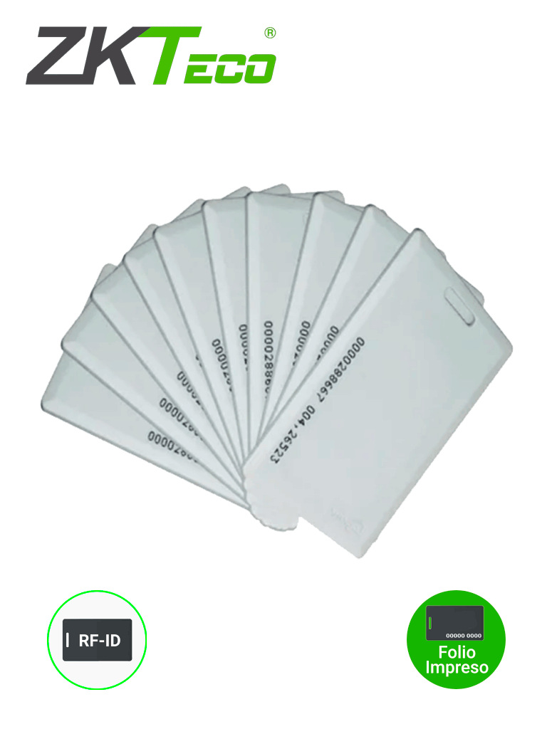 Tarjetas Compatibles Con Lectores RFID Con Fr ZK TECO IDCARDKR2K Tarjetas Compatibles Con Lectores RFID Con Fr ZK TECO IDCARDKR2K - Código: IDCARDKR2K | Compra en Guadalajara