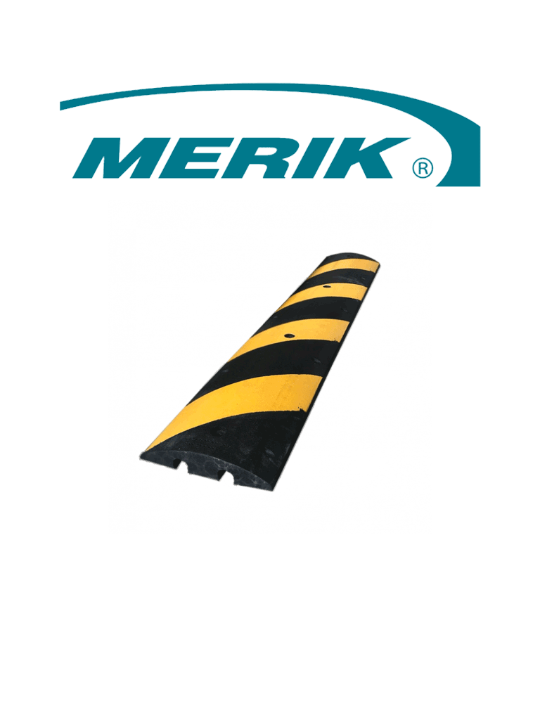 MERIK T6FT - Reductor de velocidad o tope vehicular LIFTMASTER / 100 Caucho RECICLADO / Negro con amarillo 16100-6 - Código: 16100-6 | Compra en Guadalajara