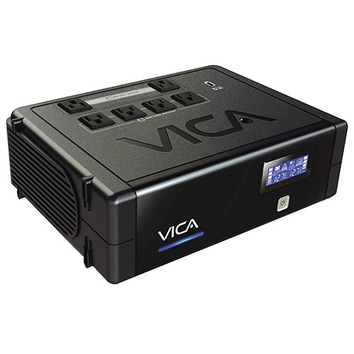 NO BREAK/UPSVICA 900VA/500W 6TOMAS 1 PUERT USB PANTALLA LCD REV900 - Código: REV 900 | Compra en Guadalajara