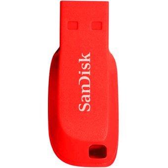 MEMORIA USB SANDISK CRUZER BLADE 32GB USB 20 ROJA SDCZ50C 032G G35R - Código: SDCZ50-032G-G35R | Compra en Guadalajara