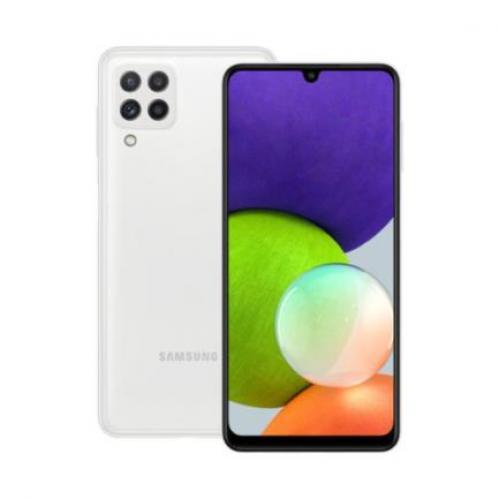 Smartphone Samsung Galaxy A22 6.4" 64GB/4GB Cámara 48MP+8MP+2MP+2MP/13MP Mediatek Android 11 Color Blanco - SAMGLXA22-B