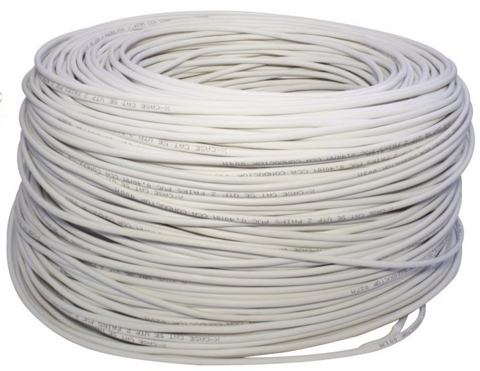 CABLE UTP SAXXON OUTP5ECCA305BC BLANCO CATEGORIA 5E CCA BOBINA 305 MTS 4 PARES BOBINA TVD119080 - Código: TVD119080 | Compra en Guadalajara