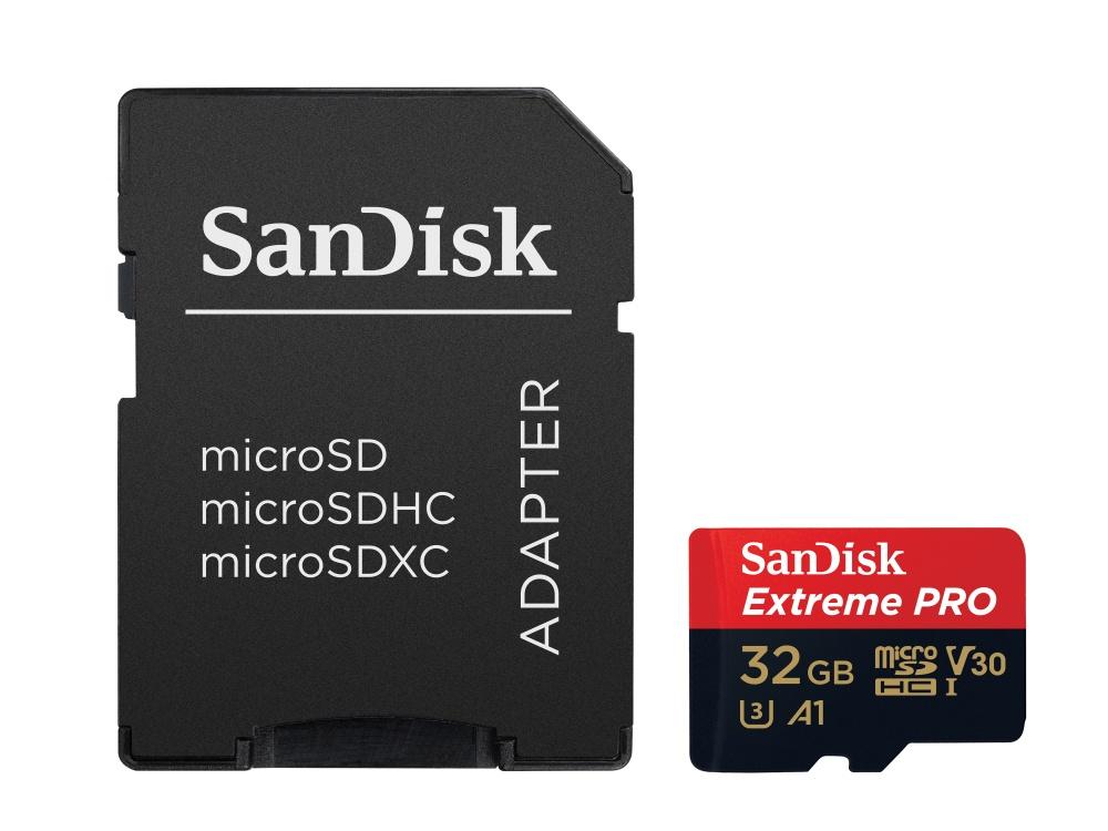 MEMORIA MICROSD SDXC SANDISK 32GB SDSQXCG-032G-GN6MA MICRO-SD EXTREME PRO 100MB/S EXTREME PRO - Código: SDSQXCG-032G-GN6MA | Compra en Guadalajara