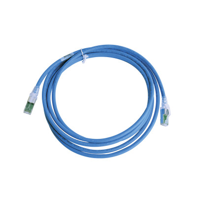 Patch Cord Z-MAX Cat6A S/FTP CM/LS0H 3ft Color Negro Versión Bulk Sin Empaque Individual ZM6A-S03-01B - Código: ZM6A-S03-01B | Compra en Guadalajara