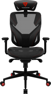 SILLA THUNDER X3 ERGONOMICA YAMA 5 NEGRO/ROJO 4718009159228 - Código: 4718009159228 | Compra en Guadalajara