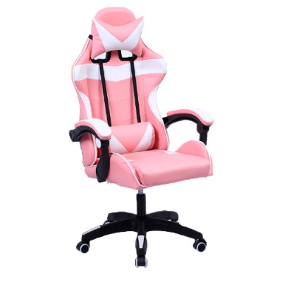 SILLA STYLOS GAMER BLANCO/ROSA/  PVC/AJUSTABLE/ACERO/145GRADOS/ R115 - Código: SGSI02P | Compra en Guadalajara
