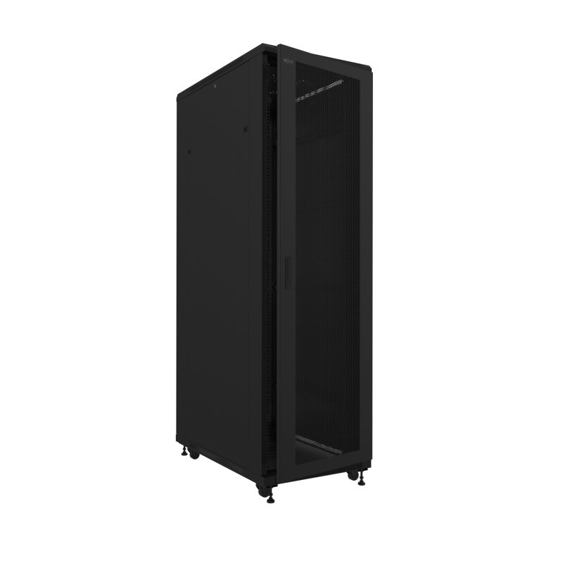 Nexxt Solutions - Rack armario - instalable en el suelo - RAL 9005 negro barniz - 42U - 19 - Código: NPC-S42U61B | Compra en Guadalajara