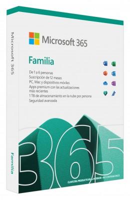 MICROSOFT 365 FAMILY- LIC FPP- 6 USR- LIC FPP-DOMESTICO6GQ- 6GQ-01604 - Código: 6GQ-01604 | Compra en Guadalajara