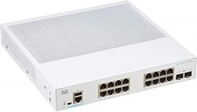 Switch Cisco Administrable 16 puertos 10/100/1000 PoE+ 120W + 2 Gigabit SFP CBS350-16P-2G-NA CBS350-16P-2G-NA EAN UPC 889728294447 - CBS350-16P-2G-NA